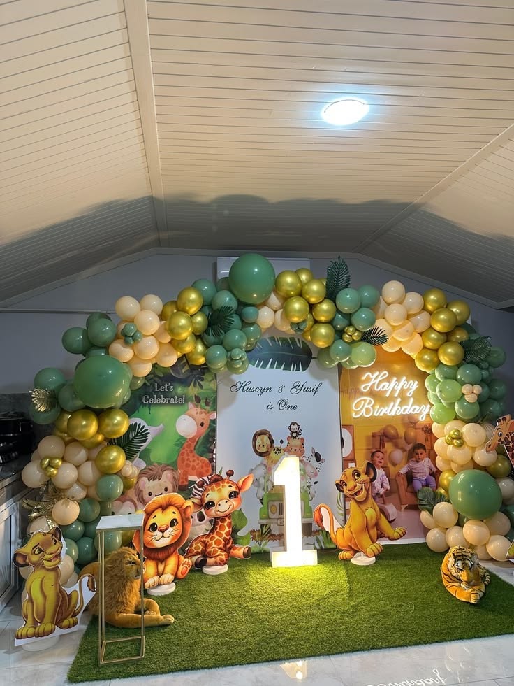 Bright floral event decoration