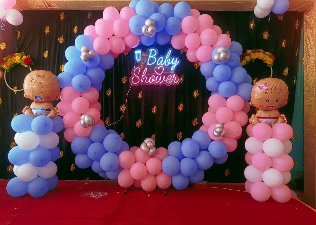 Birthday party food setup