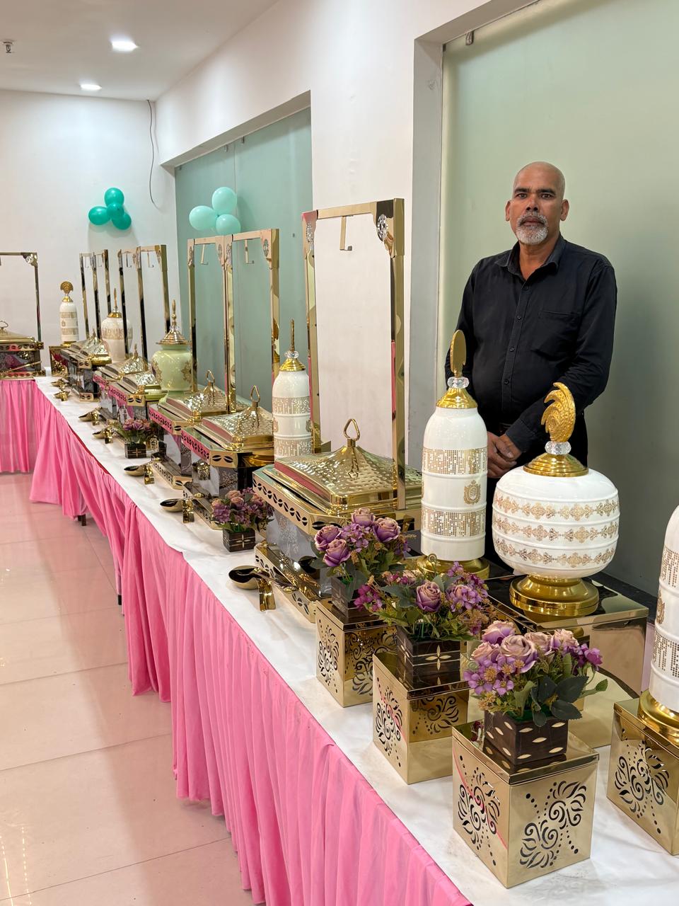 Live catering counter