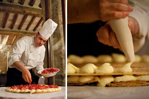 Custom menu selection at catering event